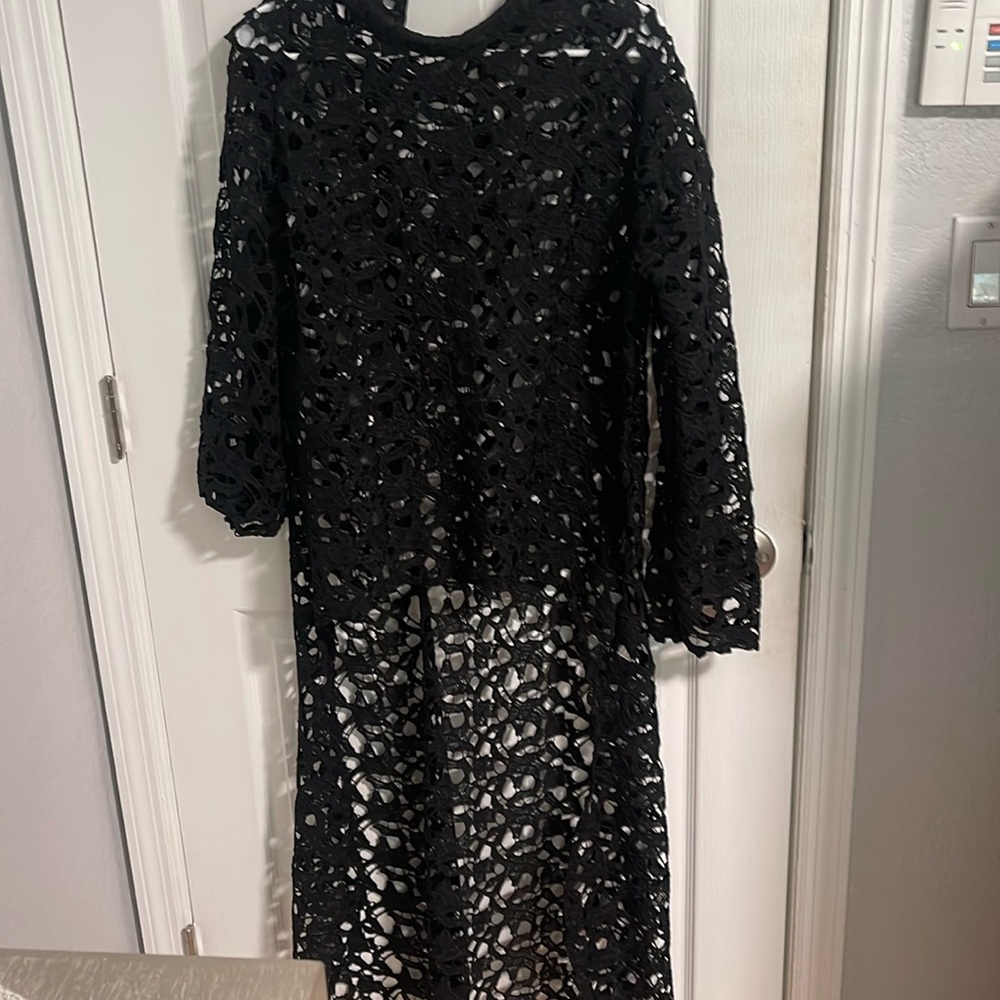 Order Plus hi-low Tunic thick lace look